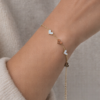 bracelet coeur doré