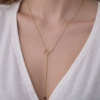 collier coeur doré