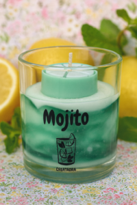bougie parfumée mojito