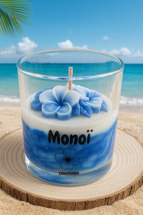 bougie parfumée monoï